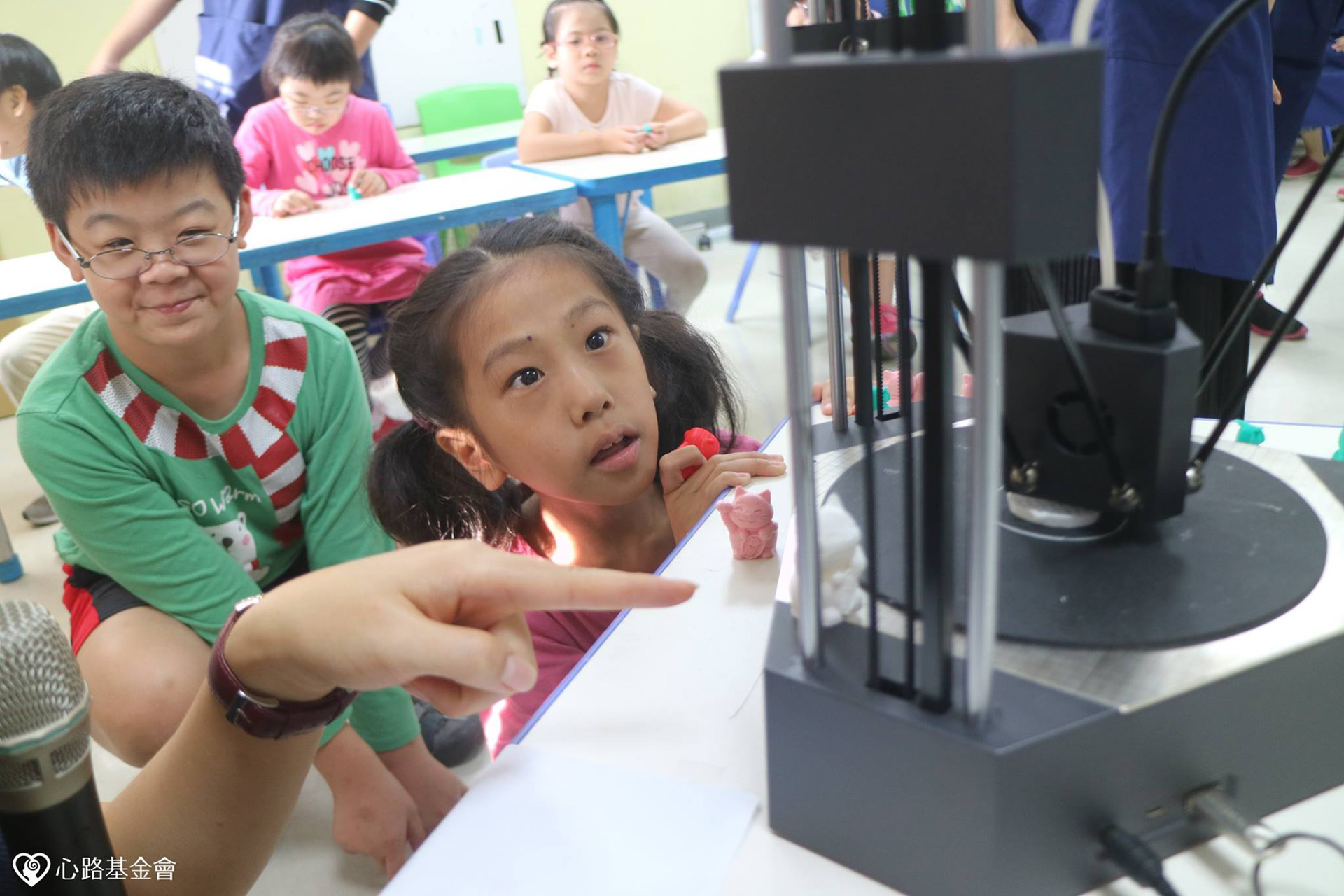 震旦3D列印體驗 開啟新竹身心障礙學童無限想像力